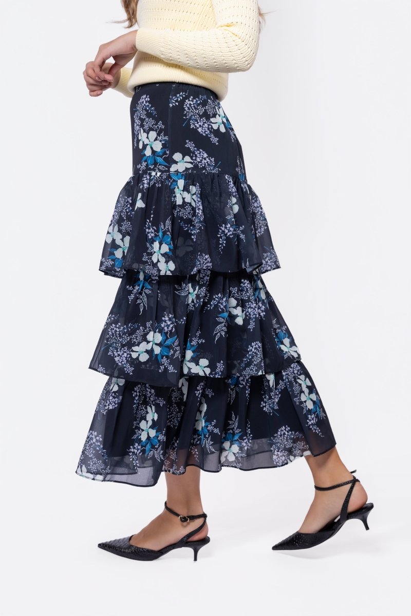Suri Skirt (Black Pattern) - Glamourous Grace