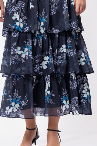 Suri Skirt (Black Pattern)
