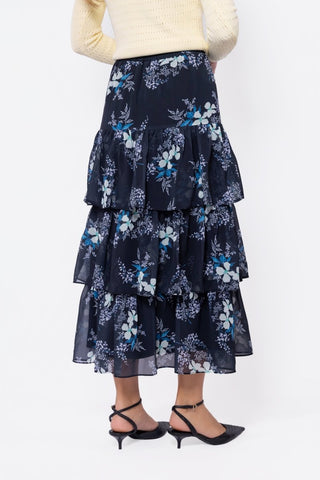 Suri Skirt (Black Pattern)