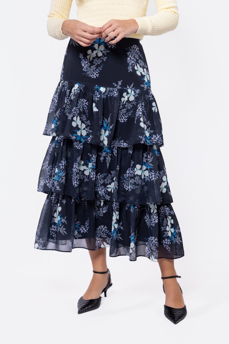 Suri Skirt (Black Pattern) - Glamourous Grace