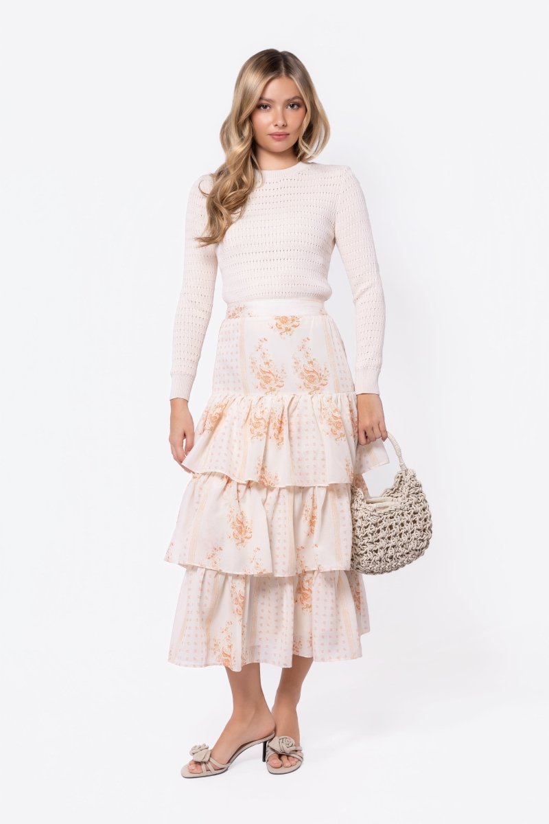 Suri Skirt (Ivory) - Glamourous Grace