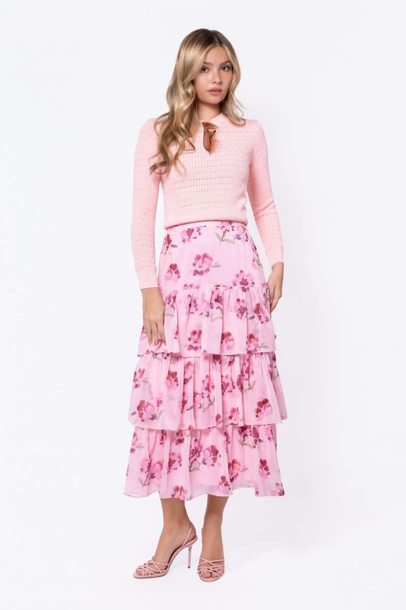 Suri Skirt (Pink) - Glamourous Grace