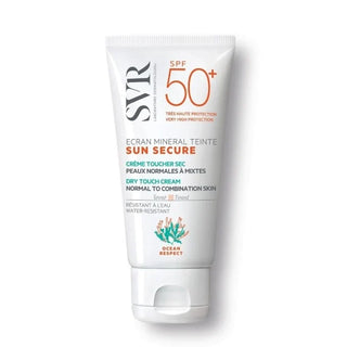 SVR Tinted Mineral Sunscreen Cream SPF50 - Dry Touch, Non-Greasy Finish for Normal to Combination Skin - Glamourous Grace