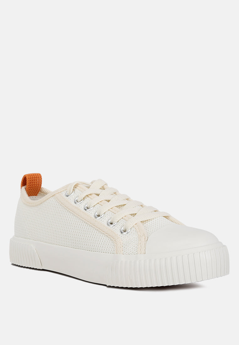 Sway Chunky Sole Knitted Textile Sneakers - Glamourous Grace