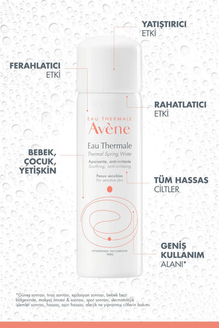 Avene Soothing, Calming & Refreshing Thermal Water Spray for Sensitive Skin - 1.69 fl oz - Glamourous Grace