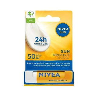 Nivea Lip Sun Protect SPF 50 - Lip Balm with SPF 50 Protection for Outdoor Enthusiasts - Glamourous Grace