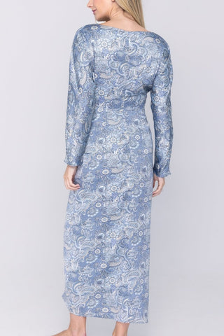 SYDNEY DRESS (BLUE/GRAY)