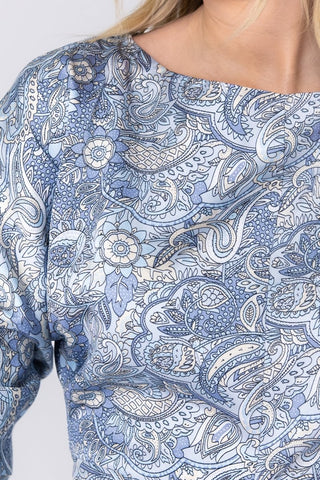 SYDNEY DRESS (BLUE/GRAY)