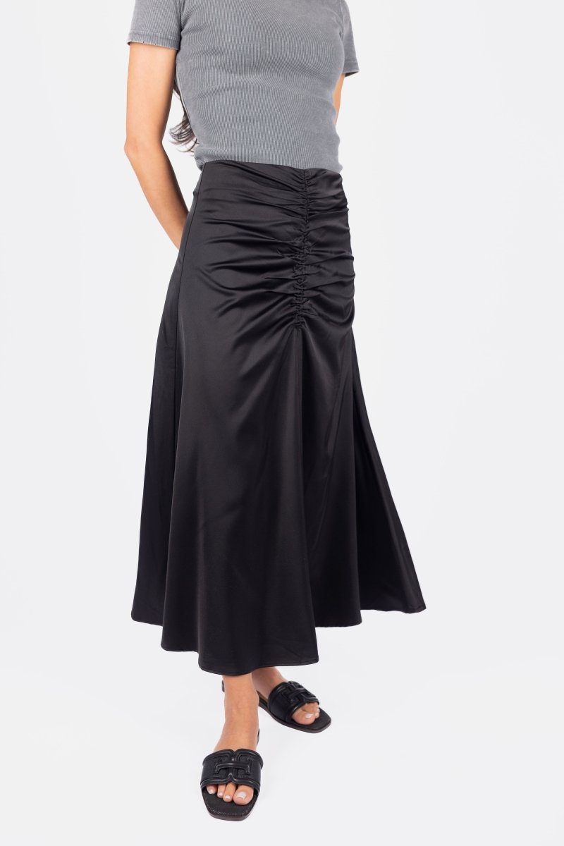 Sylvie Skirt (Black Solid) - Glamourous Grace