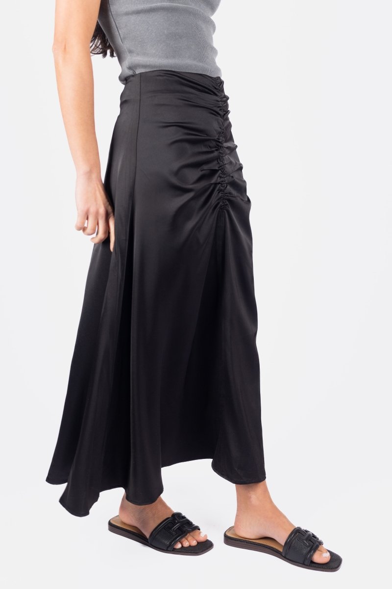 Sylvie Skirt (Black Solid) - Glamourous Grace