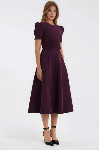 Syrah Midi Dress – Blackberry - Glamourous Grace