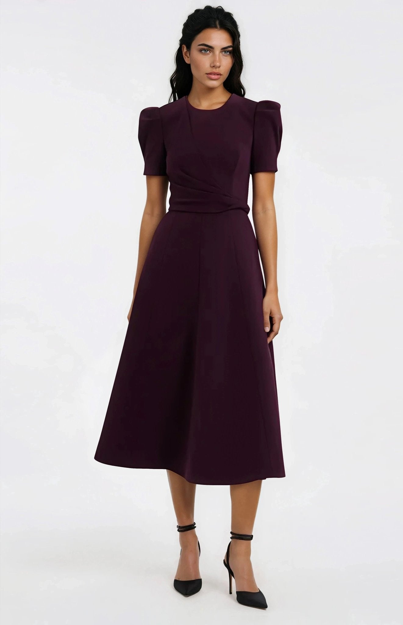 Syrah Midi Dress – Blackberry - Glamourous Grace