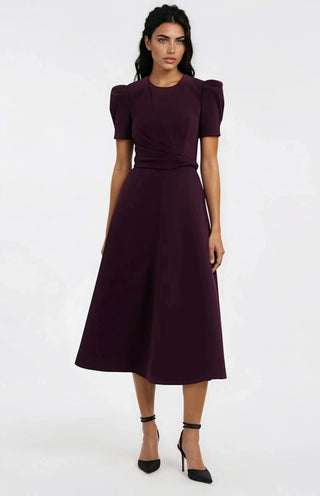 Syrah Midi Dress – Blackberry - Glamourous Grace