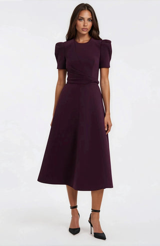 Syrah Midi Dress – Blackberry - Glamourous Grace