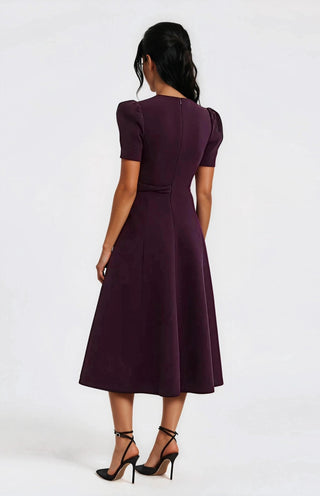 Syrah Midi Dress – Blackberry - Glamourous Grace