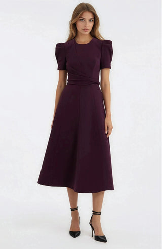Syrah Midi Dress – Blackberry - Glamourous Grace