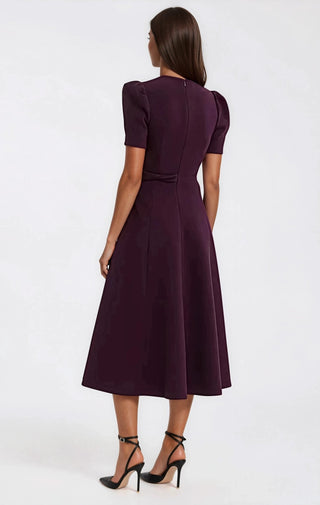 Syrah Midi Dress – Blackberry - Glamourous Grace