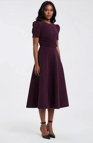 Syrah Midi Dress – Blackberry - Glamourous Grace