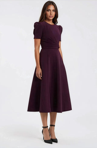 Syrah Midi Dress – Blackberry - Glamourous Grace