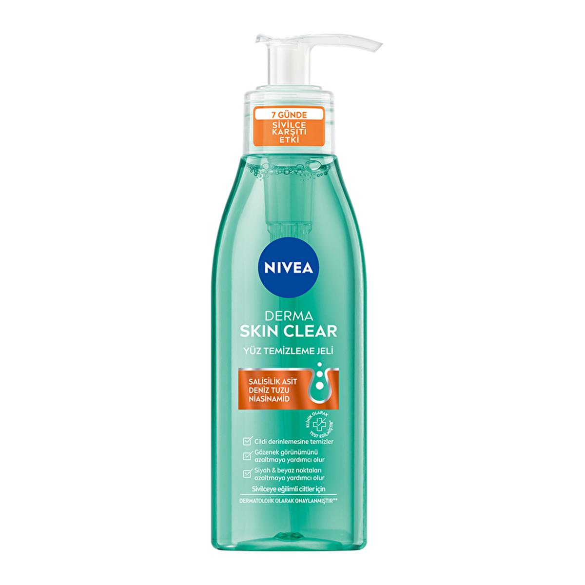 NIVEA Derma Skin Clear: Acne Face Wash & Pore Minimizing Toner Set | Deep Cleansing, Blemish Control, Dermatological Skincare - Glamourous Grace