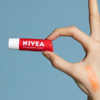 Nivea Nourishing Lip Care Balm with 24-hour Moisturization - Mineral Oil-Free Lip Balm - Glamourous Grace