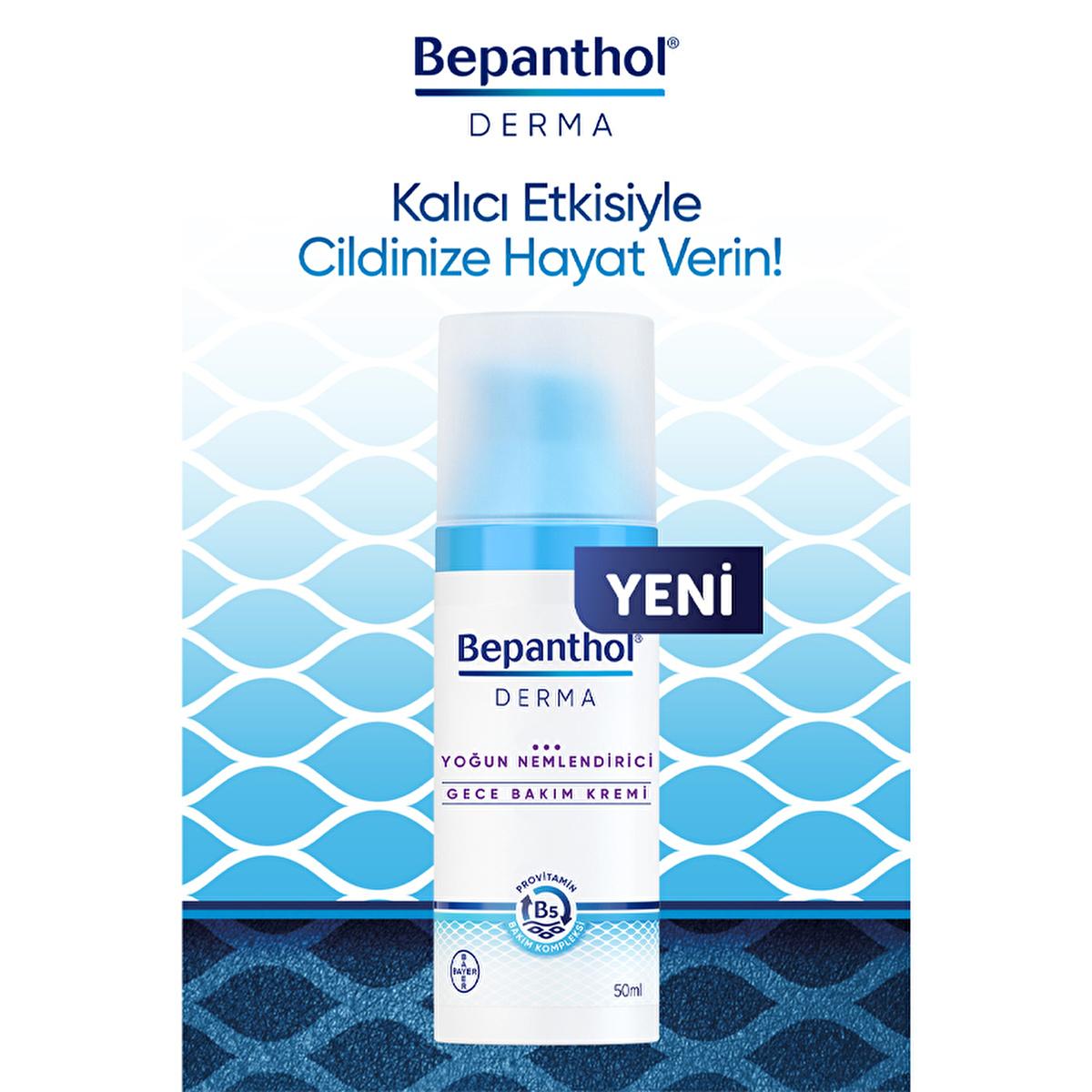 Bepanthol Derma Intense Moisturizing Night Face Cream - Repair & Soothe Dry Skin Overnight with Natural Oils for Facial Dryness Relief - Glamourous Grace