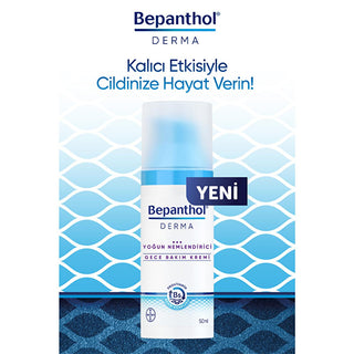 Bepanthol Derma Intense Moisturizing Night Face Cream - Repair & Soothe Dry Skin Overnight with Natural Oils for Facial Dryness Relief - Glamourous Grace