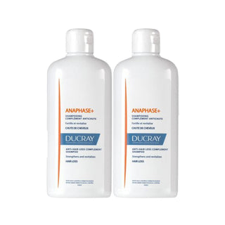 Ducray Anaphase+ Hair Loss Shampoo - 2 x 400ml - Anti Hair Fall Care & Dermatological Shampoo