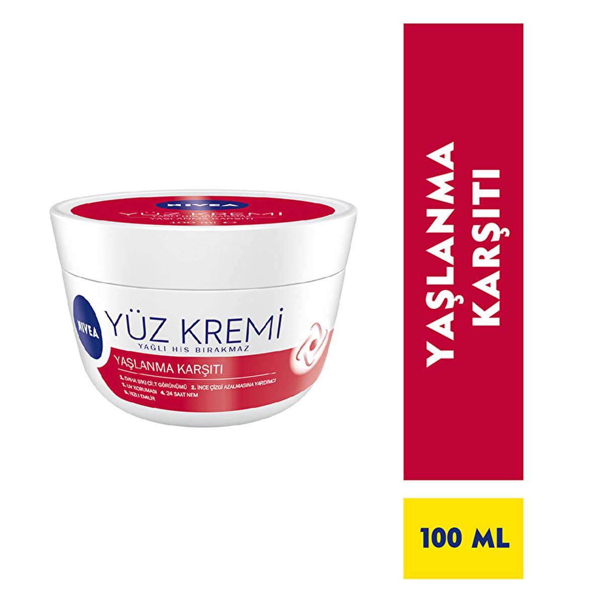 Nivea Anti-Aging Face Cream - Reduces Fine Lines & Wrinkles, Moisturizing & UV Protection - Glamourous Grace