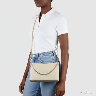 Italian Full-Grain Leather Crossbody Bag | Mantova - Glamourous Grace