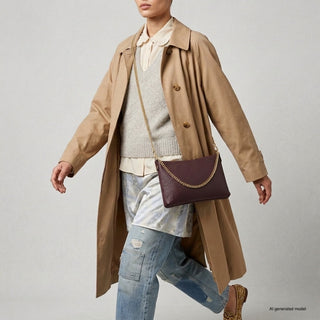Italian Full-Grain Leather Crossbody Bag | Mantova