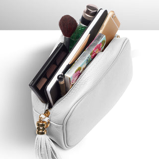 Italian Full-Grain Leather Crossbody Bag | Parma - Glamourous Grace