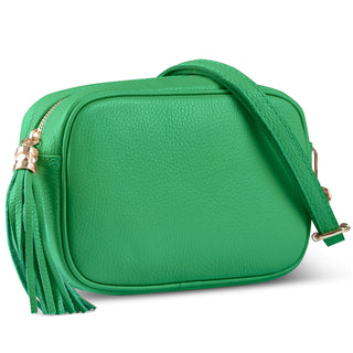 Italian Full-Grain Leather Crossbody Bag | Parma - Glamourous Grace