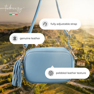 Italian Full-Grain Leather Crossbody Bag | Parma