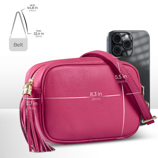 Italian Full-Grain Leather Crossbody Bag | Parma