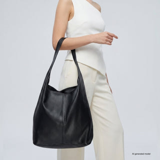 Italian Full-Grain Leather Hobo Bag | Siena - Glamourous Grace