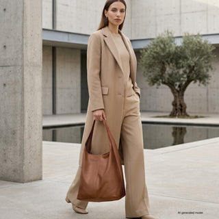 Italian Full-Grain Leather Hobo Bag | Siena - Glamourous Grace