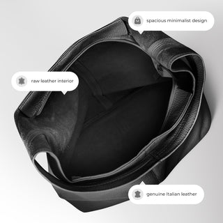 Italian Full-Grain Leather Hobo Bag | Siena - Glamourous Grace