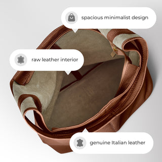 Italian Full-Grain Leather Hobo Bag | Siena - Glamourous Grace