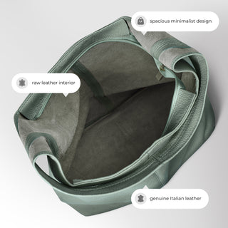 Italian Full-Grain Leather Hobo Bag | Siena