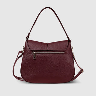Italian Full-Grain Leather Shoulder Bag | Terni - Glamourous Grace