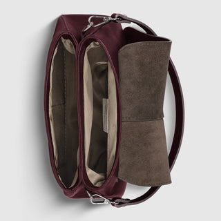 Italian Full-Grain Leather Shoulder Bag | Terni - Glamourous Grace