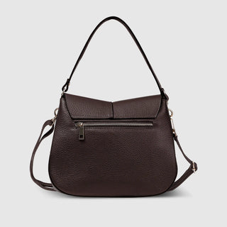 Italian Full-Grain Leather Shoulder Bag | Terni - Glamourous Grace