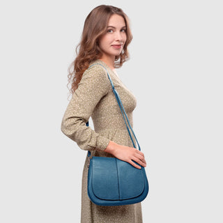 Italian Full-Grain Leather Shoulder Bag | Terni - Glamourous Grace