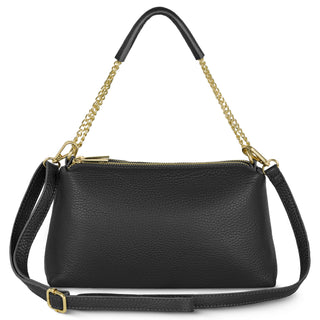 Italian Full-Grain Leather Crossbody Bag | Milano - Glamourous Grace