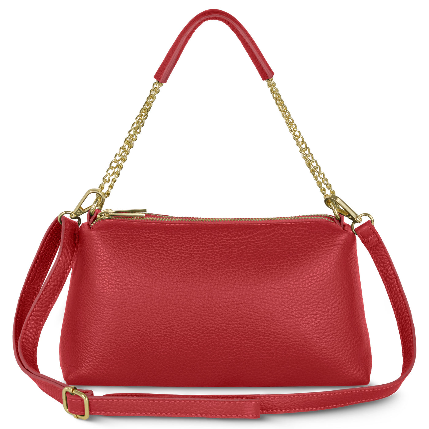 Italian Full-Grain Leather Crossbody Bag | Milano - Glamourous Grace