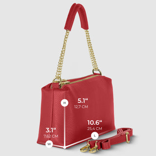 Italian Full-Grain Leather Crossbody Bag | Milano - Glamourous Grace