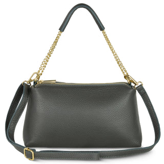 Italian Full-Grain Leather Crossbody Bag | Milano - Glamourous Grace