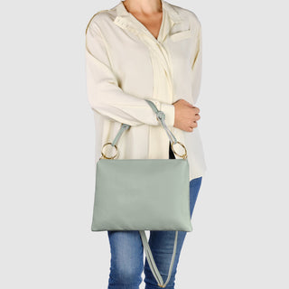 Italian Full-Grain Leather Shoulder Bag | Livorno