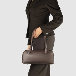 Italian Full-Grain Leather Shoulder Bag | Lecco